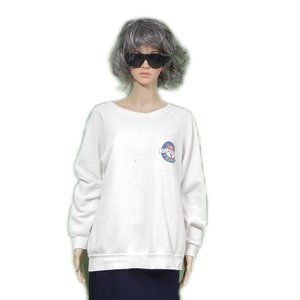 VUARNET FRANCE Vintage LS Sweatshirt White w/ Emblem